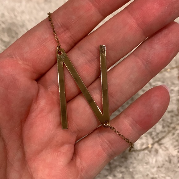 Vici | Meghan Bo Designs Initial N Necklace - Picture 7 of 9